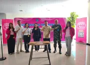 Primkop Lanud Haluoleo Jalin Kerja Sama dengan Aplikasi Gojo Kendari, Permudah Transportasi Online di Bandara