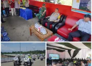 Kapolda Sultra Tinjau Pengamanan Lebaran di Objek Wisata Pantai dan Pos PAM