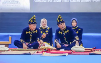 Penganugerahan Gelar Adat Tolaki kepada KASAU dan Gubernur Sultra, Simbol Amanah dan Penguatan Nilai Kepemimpinan 4 FB IMG 1777417716691