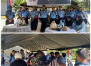 Lanud Haluoleo Kendari Gelar Bazar Pangan Murah, Warga Antusias Berbelanja