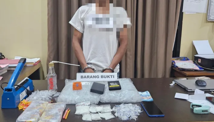 Polres Konut Bongkar Peredaran Sabu 140 Gram Dan Amankan Satu Pria Diduga Pengedar
