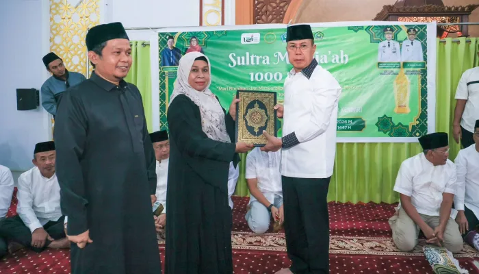 Gubernur Sultra Launching “Sultra Religi”, Awali Murojaah 1.000 Santri