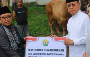 Gubernur Andi Sumangerukka Ajak Masyarakat Sultra Maknai Iduladha untuk Memperkuat Kepedulian Sosial 5 FB IMG 1779885808572