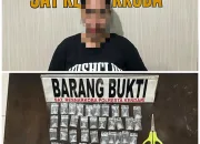 IRT di Kendari Ditangkap, Polisi Sita 43 Paket Sabu Seberat 9,18 Gram