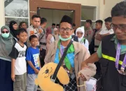 546 CJH Kloter 32 Asal Kendari Diberangkatkan ke Embarkasi Haji Makassar