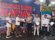 Ditlantas Polda Sultra Sosialisasikan Safety Riding di Event Kendari Mods Mayday 2026