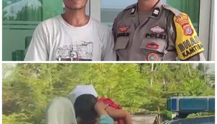 Aksi Heroik Aiptu Syamsumarlin Bhabinkamtibmas Polsek Kemaraya, Sigap Evakuasi Balita Tenggelam ke Rumah Sakit