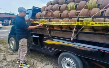 Polres Konawe Gagalkan Penyelundupan 420 Tabung LPG Subsidi ke Morowali