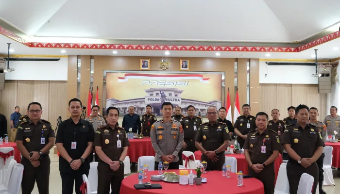 Polda dan Kejati Sultra Perkuat Sinergitas Penegakan Hukum Lewat Forum Komunikasi