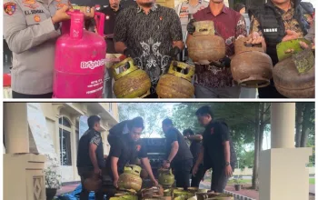Satreskrim Polresta Kendari Amankan 127 Tabung LPG 3 Kg Bersubsidi, Dua Orang Diperiksa