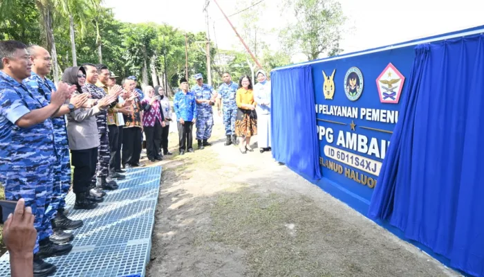 Dapur SPPG Ambaipua Lanud Haluoleo Diresmikan