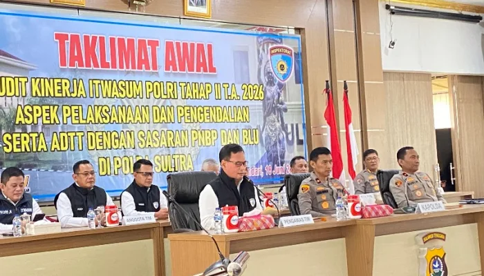 Itwasum Polri Gelar Audit Kinerja Tahap II 2026 di Polda Sultra