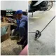 Tim Rescue Damkar Kendari Evakuasi Ular Hitam yang Masuk ke Rumah Warga di Puuwatu