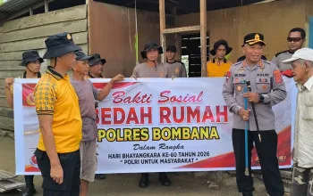 Polres Bombana Rampungkan Bedah Rumah Warga di Desa Lantawonua, Siap Diserahkan pada Puncak HUT Bhayangkara ke-80 4 IMG 20260620 WA0001