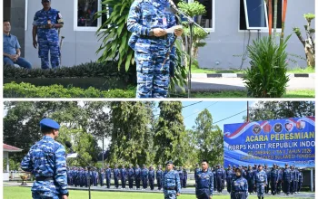Danlanud Haluoleo Resmikan KKRI, Bentuk Generasi Muda Berkarakter dan Berjiwa Nasionalis