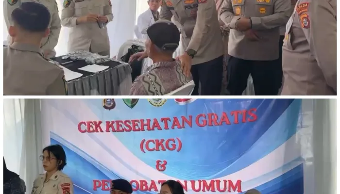 Polda Sultra Gelar Bakti Kesehatan Hari Bhayangkara ke-80, Ratusan Warga Antusias Ikut Pemeriksaan Gratis