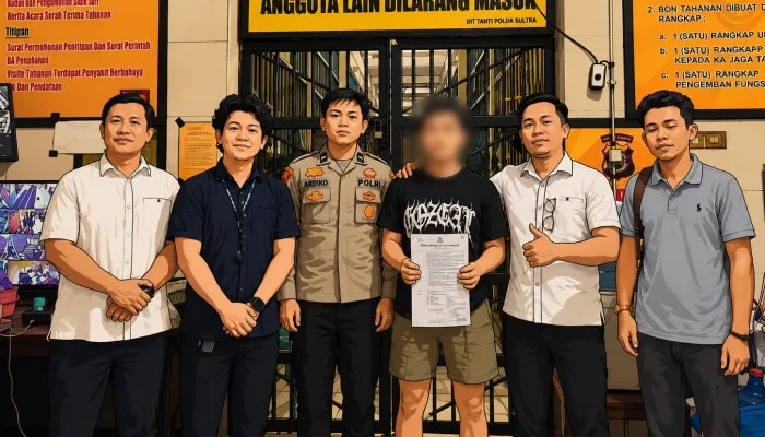 Polda Sultra Tahan Pemuda 19 Tahun di Kota Kendari, Diduga Bobol Kartu Kredit Warga Malaysia Lewat Modus Hadiah Gratis