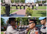 Polresta Kendari Gelar Upacara Kenaikan Pangkat, 83 Personel Naik Setingkat Lebih Tinggi