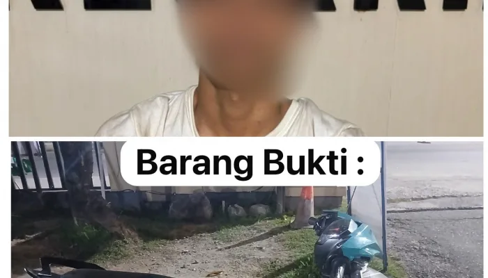 Curi Motor Mahasiswa UHO, Pemuda 21 Tahun Ditangkap Tim Gabungan Polresta Kendari