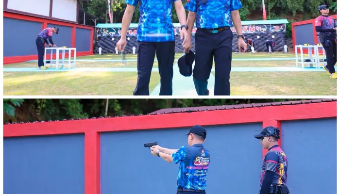 Gubernur Sultra Hadiri Pembukaan Kejuaraan Menembak Kapolda Sultra Cup Hari Bhayangkara ke-80