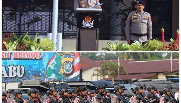 Kapolda Sultra Tekankan Kesiapsiagaan dan Profesionalisme Personel Saat Pimpin Apel Pengarahan di Mako Satbrimob