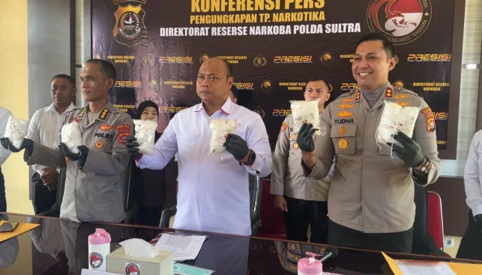 Kurir Sabu 3 Kilogram Jaringan Lintas Sulawesi Ditangkap di Kolaka, Terancam Hukuman Mati