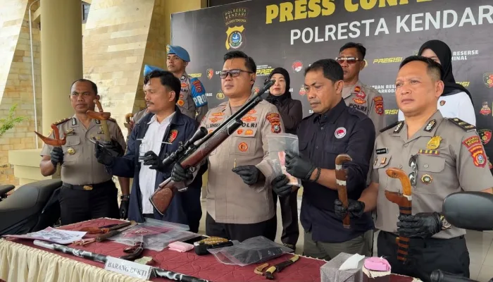 Polresta Kendari Ungkap Rentetan Kasus Kriminal, dari Narkoba hingga Pemerkosaan Penyandang Disabilitas