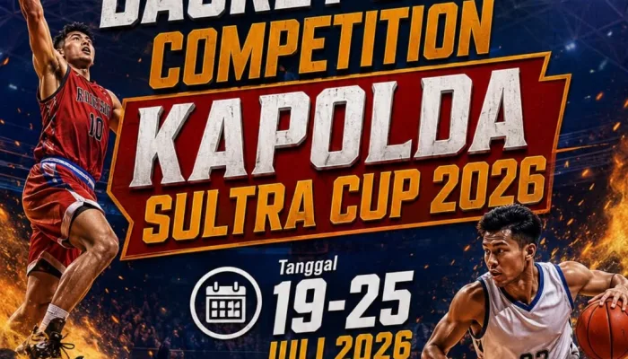 Polda Sultra Gelar Basketball Competition Kapolda Cup 2026