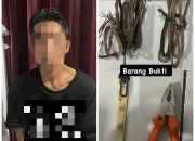 Diduga Curi Kabel Telkomsel, Pria di Kendari Ditangkap Tim Buser 77