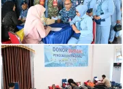 Peringati Hari Bakti ke-79 TNI AU, Lanud Haluoleo Gelar Donor Darah dan Pengobatan Massal