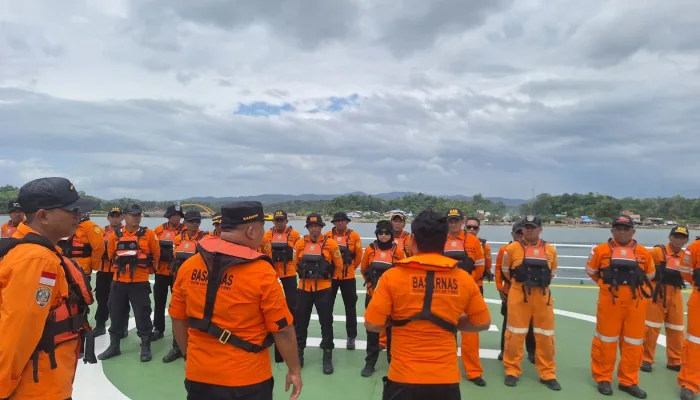 KN SAR Pacitan Dikerahkan BKO Operasi SAR KM Nurul Salsa yang Tenggelam di Perairan Selayar