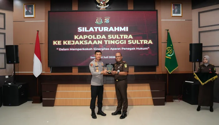 Perkuat Sinergi Penegakan Hukum, Kapolda Sultra Silaturahmi ke Kejaksaan Tinggi Sultra