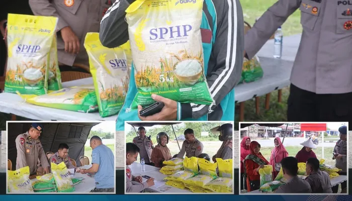 Brimob Polda Sultra Gelar Penjualan Beras SPHP, Bantu Stabilkan Pasokan dan Harga Pangan