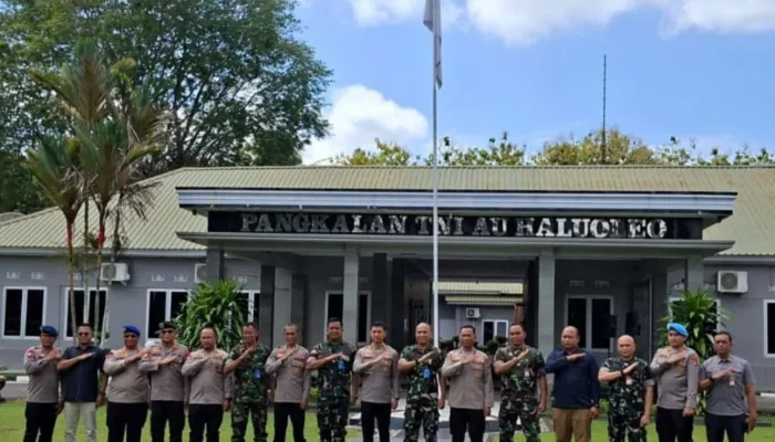 Kapolda Sultra Silaturahmi ke Lanud Haluoleo, Perkuat Sinergitas TNI-Polri