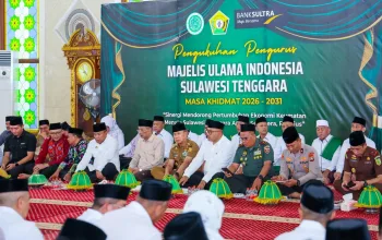 Gubernur Sultra Hadiri Pengukuhan Pengurus MUI 2026–2031 dan Serahkan Bantuan Rp200 Juta 3 IMG 20260722 WA0002