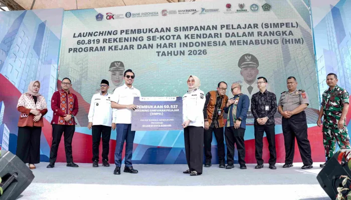 Bank Sultra Buka 50.537 Rekening SimPel, Dukung Program Satu Rekening Satu Pelajar di Kendari